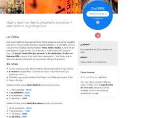 Escapada Japón 10 días en Osaka, Kioto y Tokio desde 998€