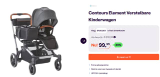 Contours Element Verstelbare Kinderwagen voor €99,95 bij iBOOD