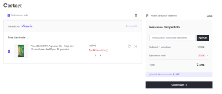 Pipas Dakota Aguasal XL estuche con 10 bolsas de 80gr. por 7.69€