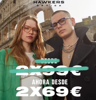 2 Gafas Graduadas por 69€ tiendas físicas Hawkers