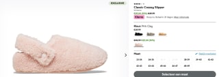 Crocs Classic Cozzzy Slipper voor €25