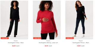 Zwangerschapskleding met 30% korting bij Noppies