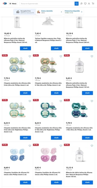 -5€ de Descuento directo por compra de 15€ desde Carrefour.