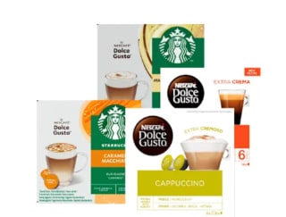 3 dozen Nescafé of Starbucks Dolce Gusto Koffiecapsules voor €9,99 bij de Plus