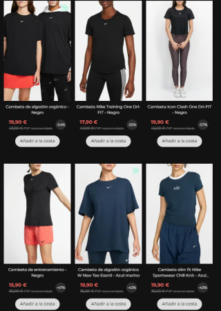 Rebajas hasta 75% + 10€ EXTRA descuento Nike calzado y ropa a precios de locura