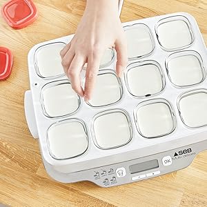 Yaourtière Seb Multi Délices 12 pots à 89,99€