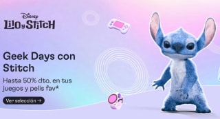 Hasta 50% + 15% + 5€ EXTRA en tus compras Geek Days Stitch grandes ofertas