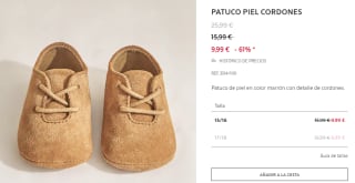 Zara Home Kids Zapatos por 9,99€
