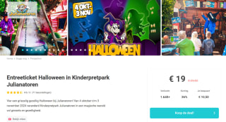 Halloween ticket voor Julianatoren voor €19