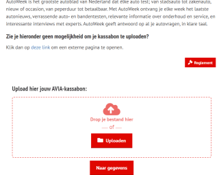 Gratis AutoWeek magzine bij een tankbeurt bij Avia