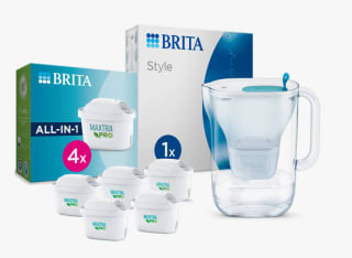 BRITA Jarra Filtrante, Modelo Marella XL Style Cristal + 5 Filtros MAXTRA PRO por 32,41€