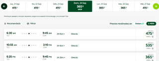 De Toluca a Cancún desde $365 en VivaAerobus