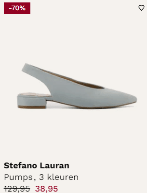 Tot 70% korting in de sale van Van den Assem Schoenen