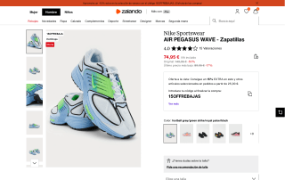 Nike Air Pegasus Wave zapatillas por 63,70€