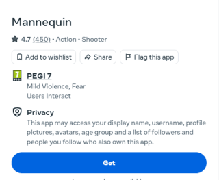 Mannequin gratis via Meta Quest