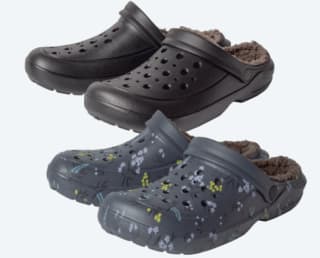Gevoerde clogs voor €8,99 bij Aldi