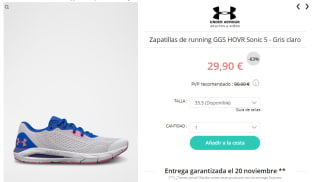 Calzado Under Armour desde solo 5,90€ chollazo y 3 pares calcetines por 3,99€