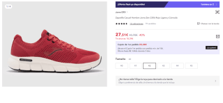 Zapatilla Casual de Hombre Joma Zen 2306 por 24.51€