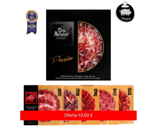 PACK DEGUSTACIÓN DE JAMÓN, PALETA Y EMBUTIDO DE BELLOTA 100% IBÉRICO por 34,99€