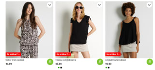 Alle t-shirts & singlets: 2e artikel voor €1 bij Terstal