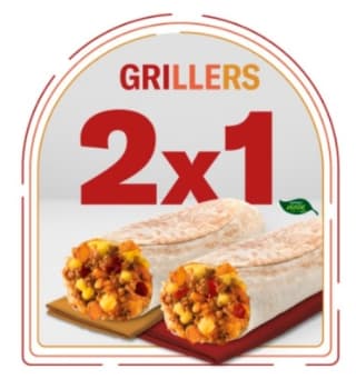 2×1 en Grillers de Taco Bell desde Glovo.
