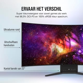 Corsair Xeneon Flex 45WQHD240 Curved UltraWide gaming monitor voor €1.231,90 bij Amazon