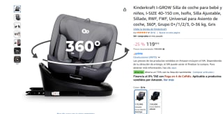 Kinderkraft I-GROW Silla de coche Grupo 0+/1/2/3 por 119€