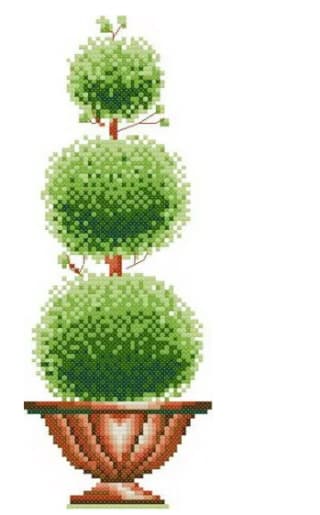 Kits punto de cruz arboles desde 2,82€