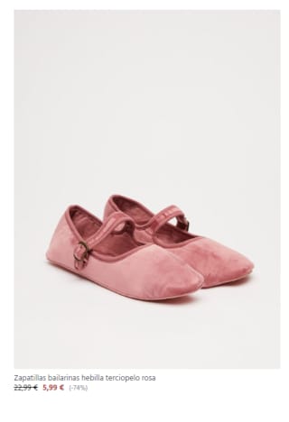 Recopilación zapatillas women secret desde 4,19€