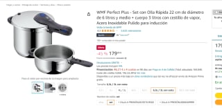 Set olla WMF Perfect Plus por 179.99€
