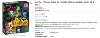 Juego Jumbo Vamps de mesa Familiar a solo 5,19€
