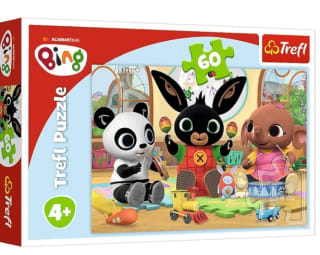 puzzle marca Trefl- Im Rhythmus Von, Hase Bing de 60 Piezas por 3,50€
