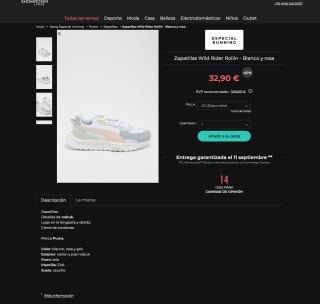 Zapatillas PUMA Wild Rider Rollin en NOBUC por solo 32,90€