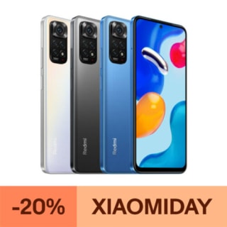 Xiaomi Redmi Note 11 S 6/64GB por 167€.
