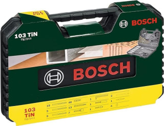 Bosch Accessories 103-delige TiN-gecoate boor- en schroefbitset voor €24,77 bij Amazon