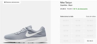 Recopilación zapatillas Nike 50% desde 23,99€