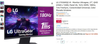 Monitor LG UltraGear 27GS60QC-B 27" LED VA QHD 180Hz FreeSync Curva por 121,90€