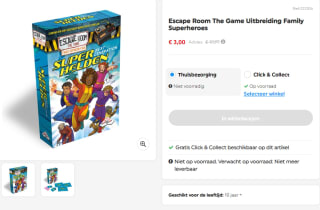 Escape Room The Game Uitbreiding Family Superheroes voor €3 bij Smyths Toys