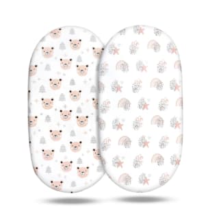 2 ud Sábana de cuna para bebé, por 7,61€