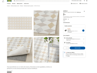 Alfombra GOKVÄLLÅ de IKEA 80x150 cm por solo 9,50€