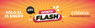 Oferta Flash 21% descuento solo Hoy