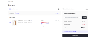 Toallero de bambú con 3 barras por