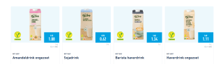Diverse Myvay vegan producten vanaf €0,62 bij de Aldi
