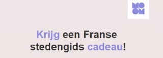 Gratis Franse stedengids bij aankoop Time to momo-gids