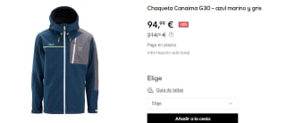 Chaqueta de Hombre Altus Canaima G30 por 94.99€