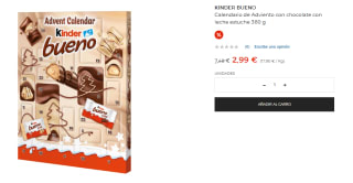 Calendarios adviento kinder por 2,99€ mas en descripción