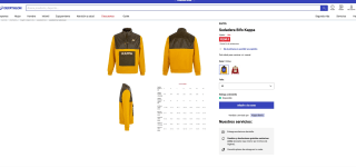 Sudadera Bifo Kappa Hombre por solo 22,50€