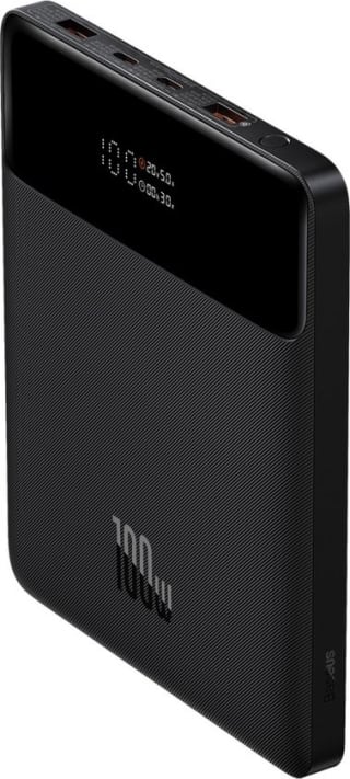 Baseus Blade 20.000 mAh Powerbank 100W Zwart voor €49,95 bij Ibood