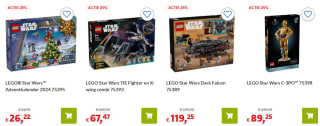 25% korting op LEGO bouwsets bij DreamLand België