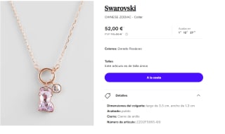 Collar Swarovski CHINESE ZODIAC por 52€
